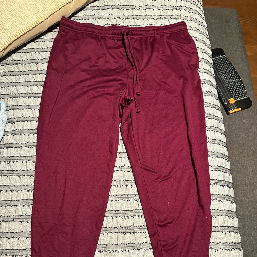 Maroon joggers